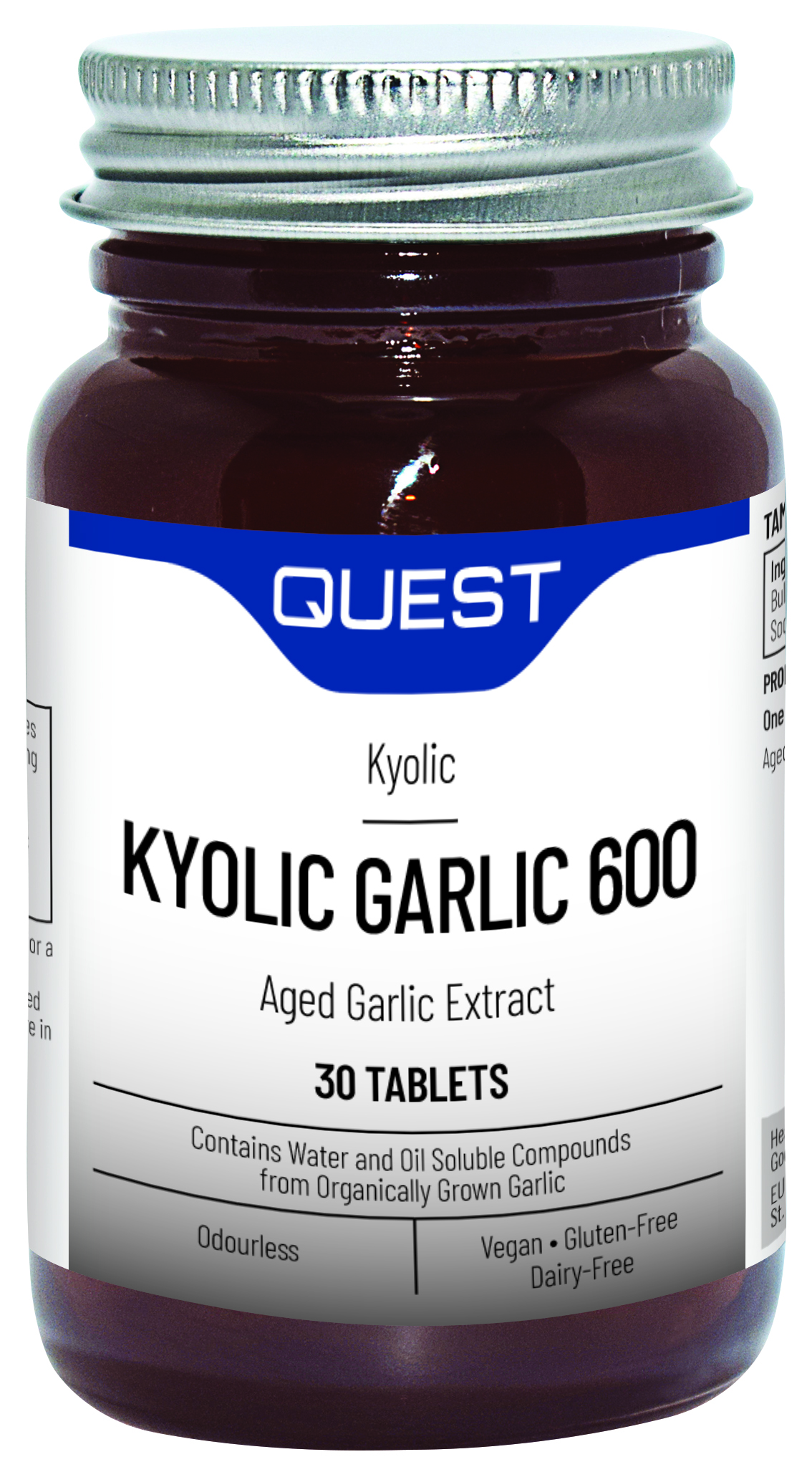 Quest Kyolic Garlic 600 60's - Odourless Aged Garlic Extract Bonus 90's